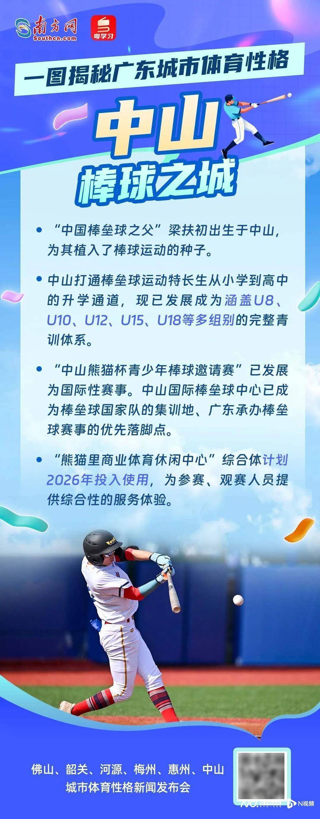 十五运会东风至，中山棒球挥出“产业全垒打”