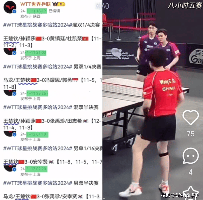 王楚钦有多疯狂?8小时打5场比赛,全部3-0横扫,堪称比赛机器